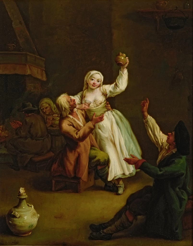 L'allegra coppia - Ca' Rezzonico, Museo del Settecento, Venezia